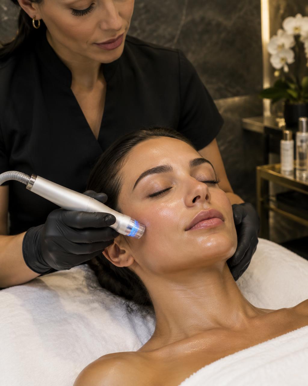 Detailed skin renewal treatment at Beauty By Us Miami
